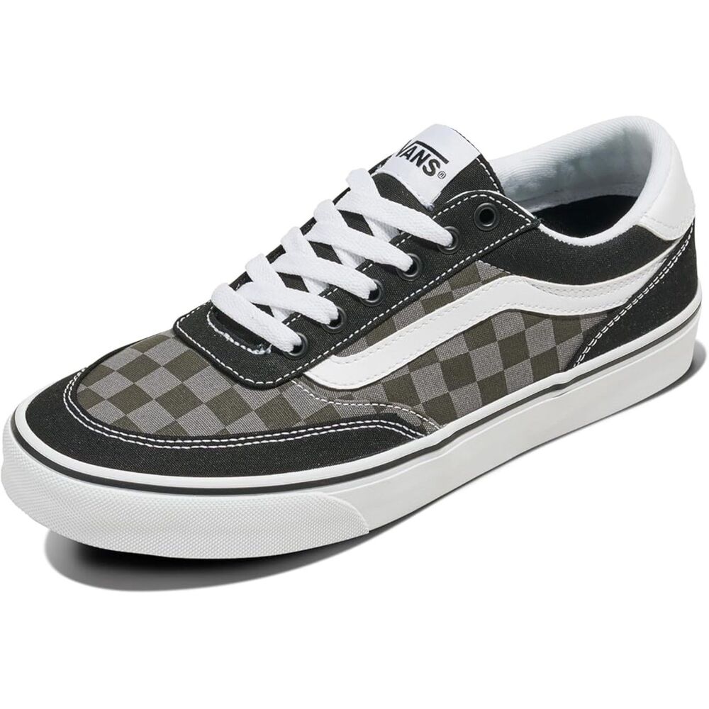 Men's  Faded Black Closed Toe Lace-up Rubber Sole Slip Resistant Sneakers